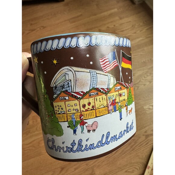 2018 Milwaukee German Christkindl Market Mug Cup Ceramic Collectible Christmas - Picture 3 of 10
